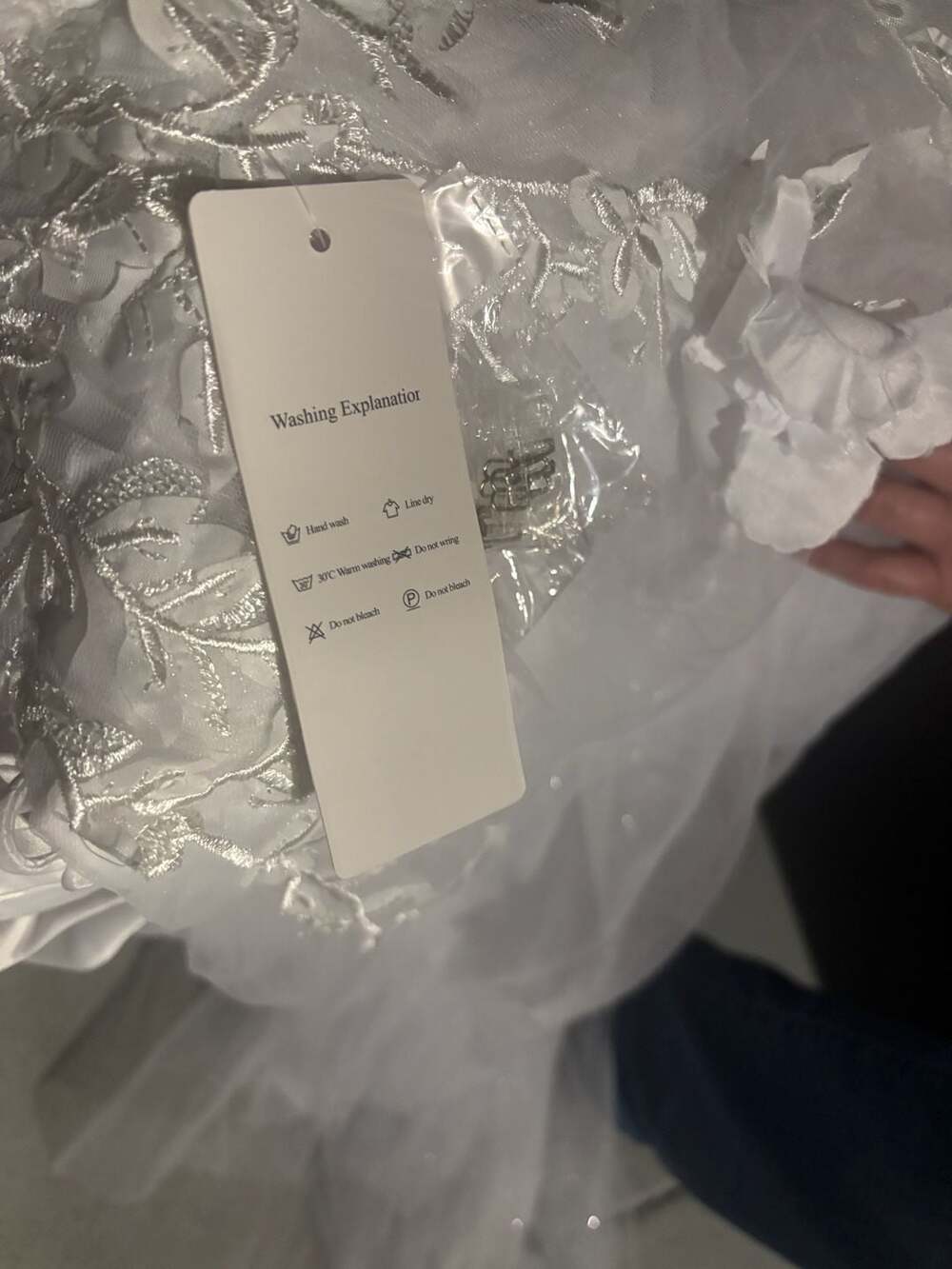 Andrea and Leo WL063 A-Line Lace Bodice Tulle Wedding Dress - Picture 5 of 5